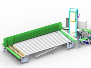 400 plant phenotyping system custom built showing location of control PC with operator, and imaging/loading loop