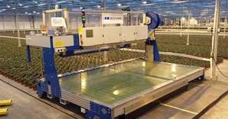 Degraplace mobile potting robot