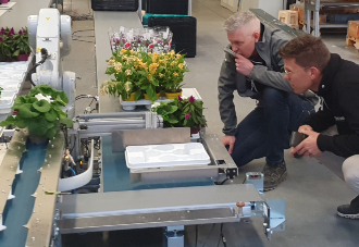 WPS test nieuwe Smart Placing robotarm met Ammerlaan-Sosef